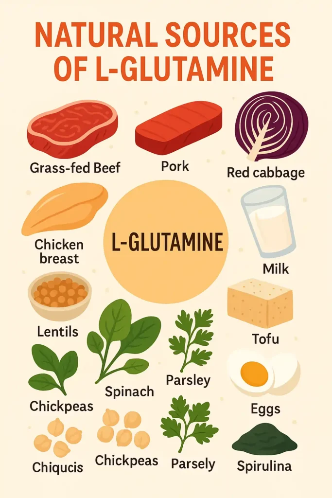 natural sources of l-glutamine